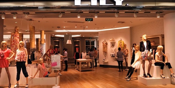 lily女装加盟门店