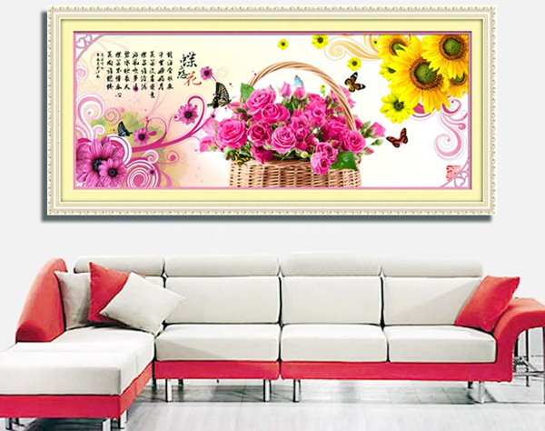 蝶恋花十字绣加盟