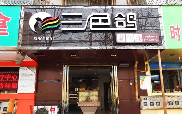三色鸽加盟门店