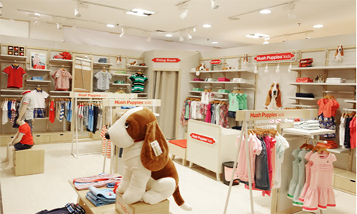 暇步士童装加盟店