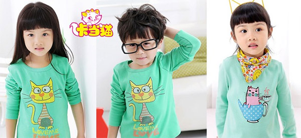 卡当猫童装加盟店