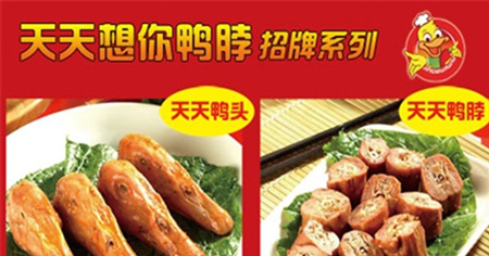 天天想你鸭脖加盟