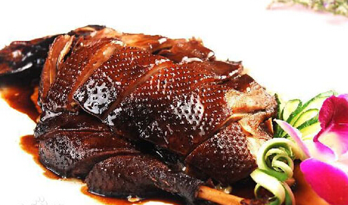 开采荷光头卤鸭加盟店