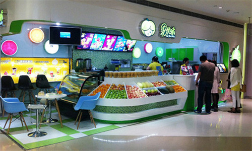 果优味饮品加盟店