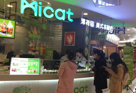 薄荷猫冻酸奶加盟