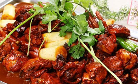 鸡的店麻辣大盘鸡加盟