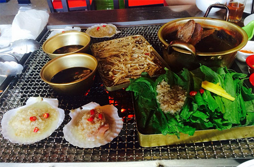 宴遇铁桶海鲜烧烤加盟店