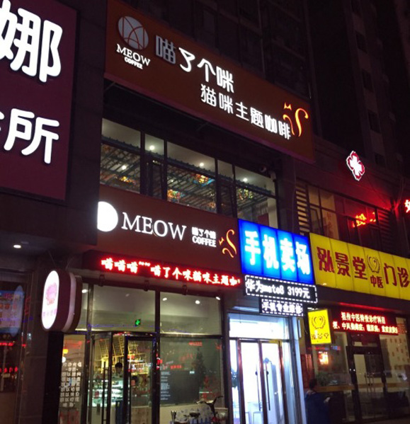 喵了个咪猫咪主题咖啡加盟店