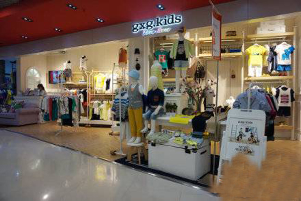 gxg童装加盟店型