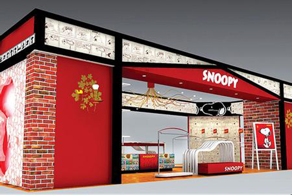 史努比童装加盟店型