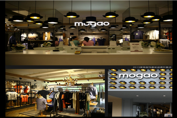 摩高男装加盟店型