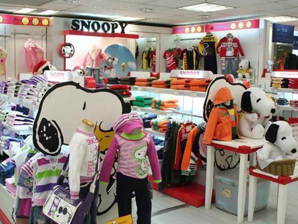 snoopy童装加盟门店