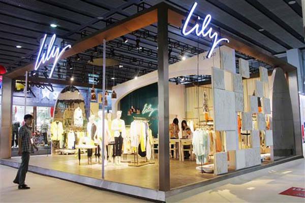 lily女装加盟门店