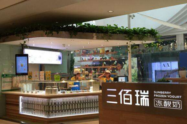 三佰瑞冻酸奶加盟门店