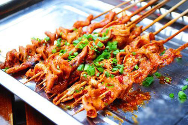 俞少爷铁板烤鸭肠