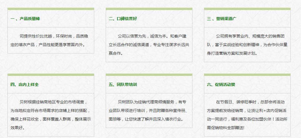 贝树美家加盟费