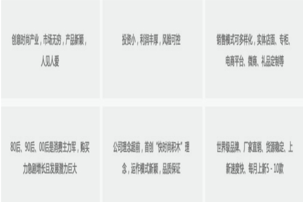 智鹰积木加盟费