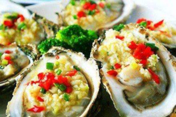 土蚝金竹笼蒸蚝