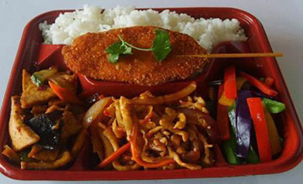 噢满分快餐加盟店