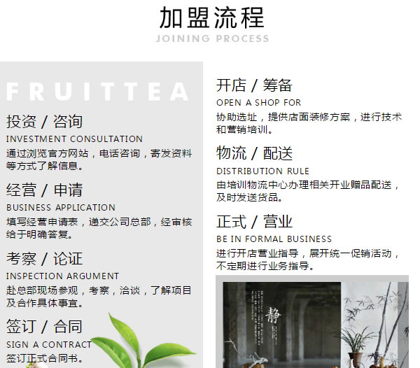 ft水果茶加盟费
