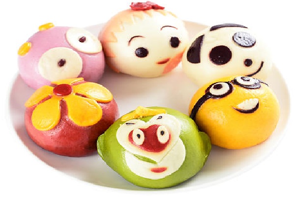卡通果蔬儿童馒头