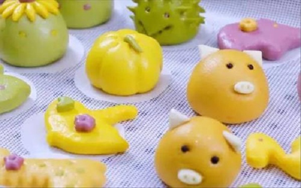 卡通果蔬儿童馒头