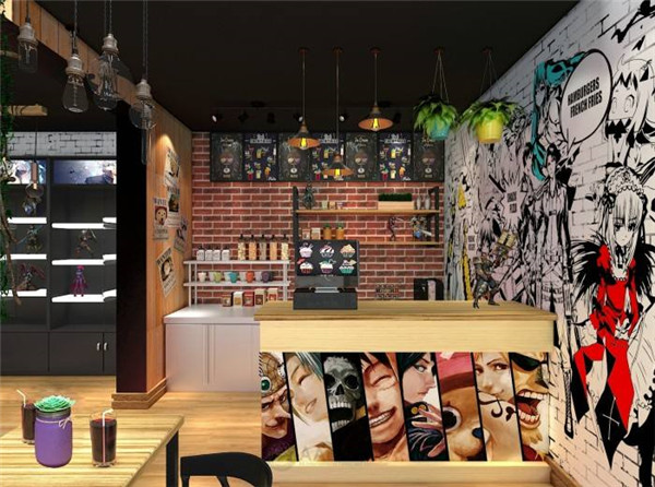 动漫奶茶店加盟费