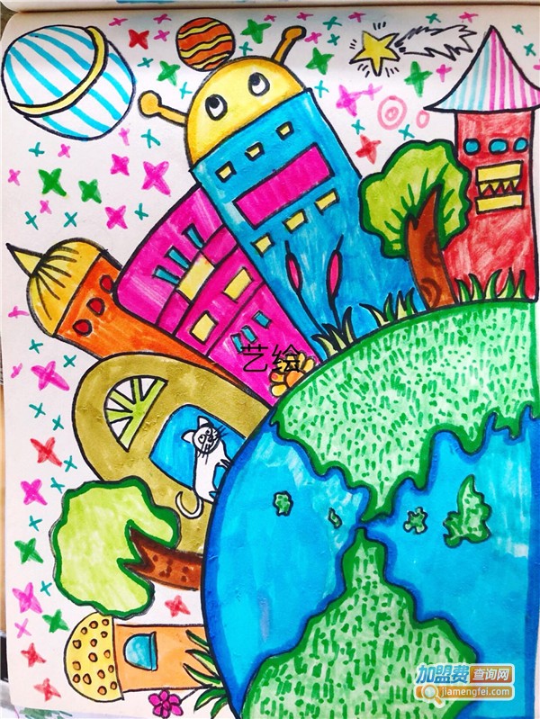 少儿创意绘画加盟