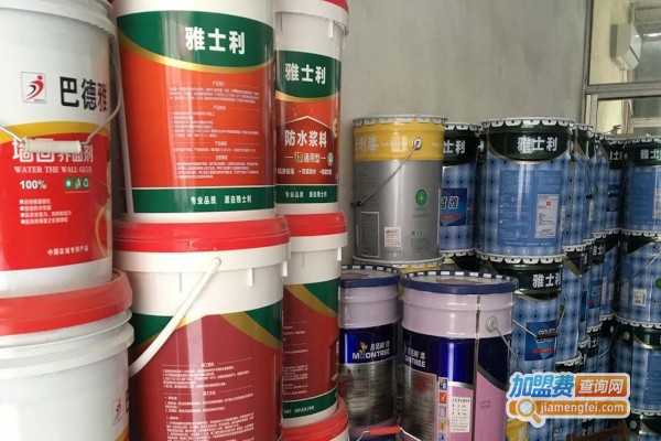 雅士利涂料加盟费