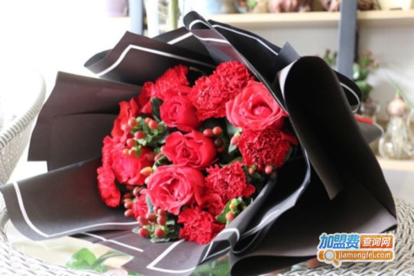 遇见花开花店加盟费