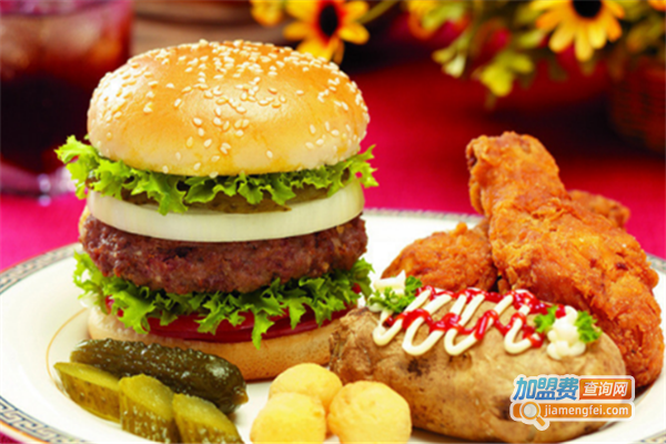 驿站汉堡加盟店