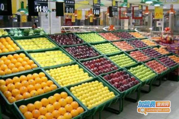 顶鲜水果超市加盟费