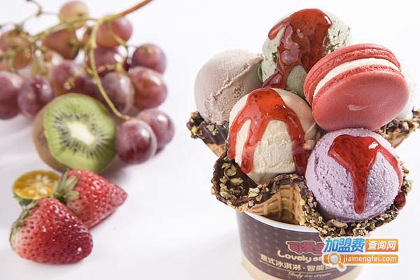 可爱雪意式冰淇淋加盟店