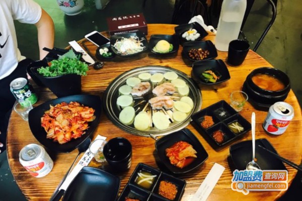 肉总统碳火烤肉加盟店