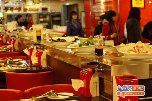 呷捞呷涮旋转串吧加盟店
