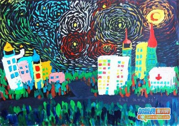 豆豆龙少儿美术加盟店