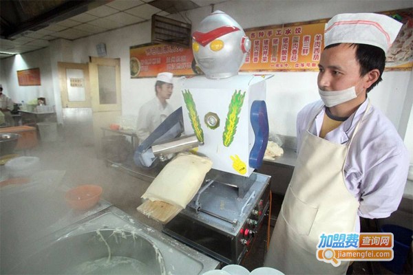 大圆碗机器人刀削面加盟