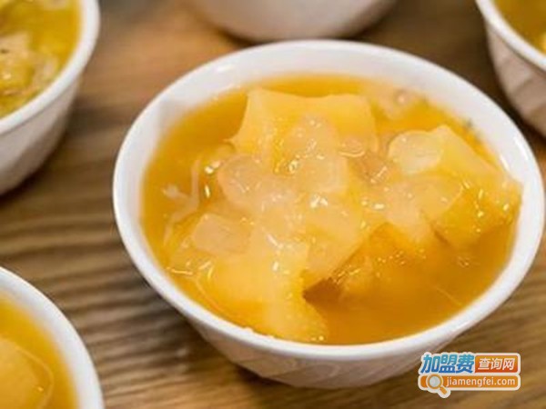 张记木薯羹加盟费