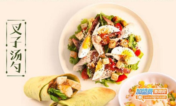 叉子汤勺轻食店加盟费