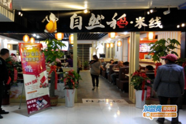 自然稻过桥米线加盟费