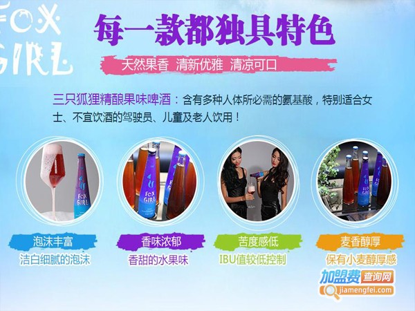三只狐狸水果啤酒
