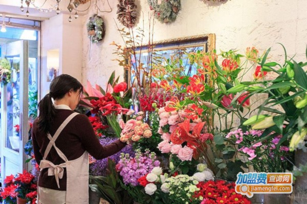 一朵时光花店加盟费