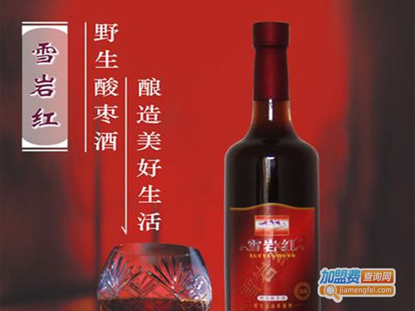 雪岩红野生果酒加盟费