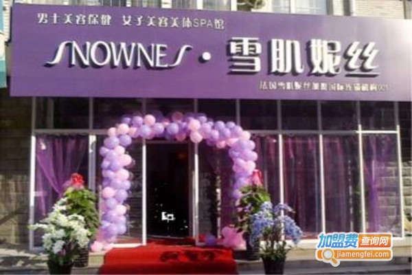 雪肌妮丝美容会所加盟费