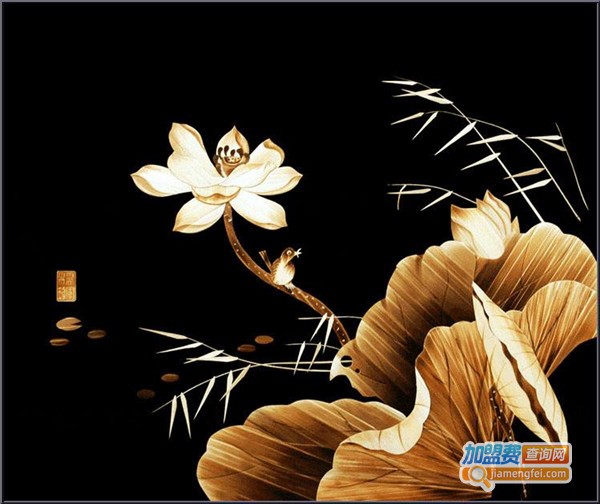 水淀风芦苇画