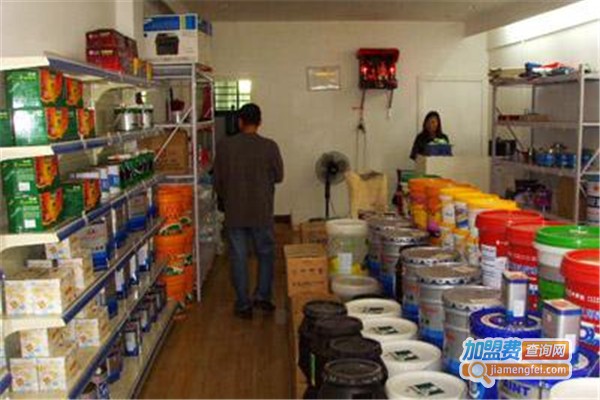 柏强涂料加盟费