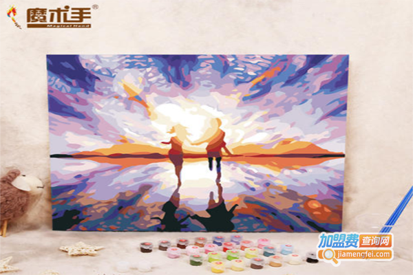 魔术手油画