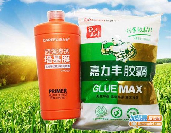 嘉力丰墙纸胶加盟费