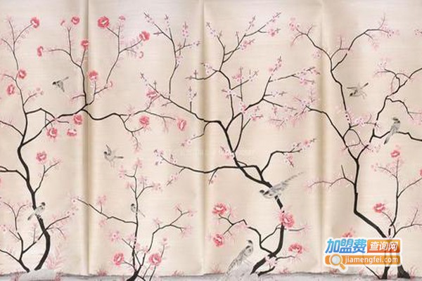 手绘丝绸墙纸加盟门店