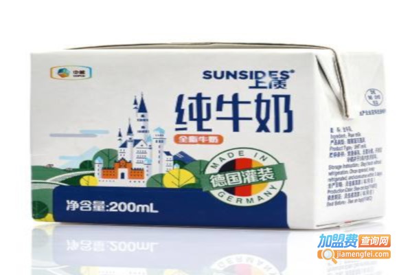 上质纯牛奶加盟费